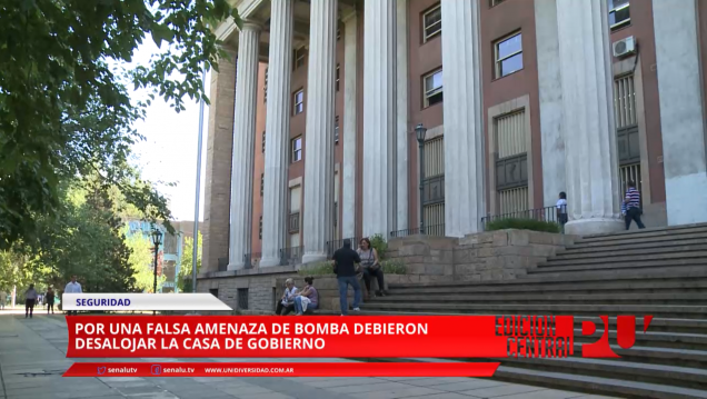 imagen Hubo amenaza de bomba en Casa de Gobierno