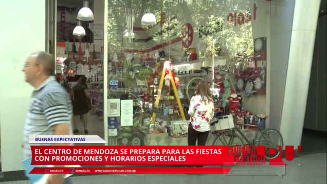 imagen ¿Cómo se prepara el centro de Mendoza para las fiestas?
