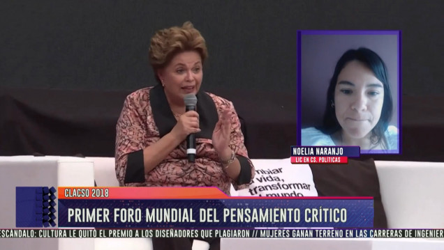 imagen Señal U en el primer foro mundial del pensamiento crítico