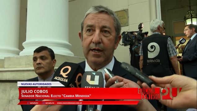 imagen Asumió Cornejo: Julio Cobos se expresó