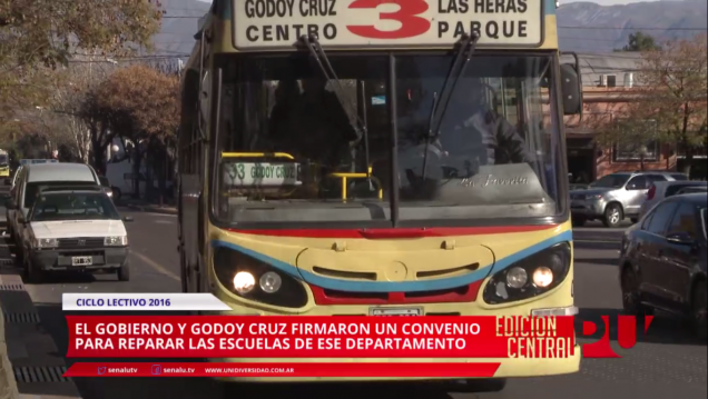 imagen Convenio para reparar escuelas en Godoy Cruz