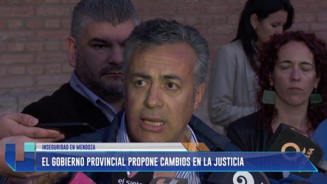 imagen Los argumentos de Cornejo para cambiar los procedimientos judiciales