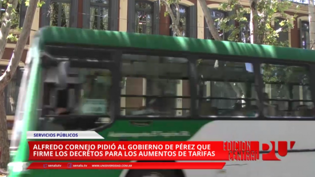 imagen Cornejo pidió a Paco firmar decretos para los aumentos de tarìfa