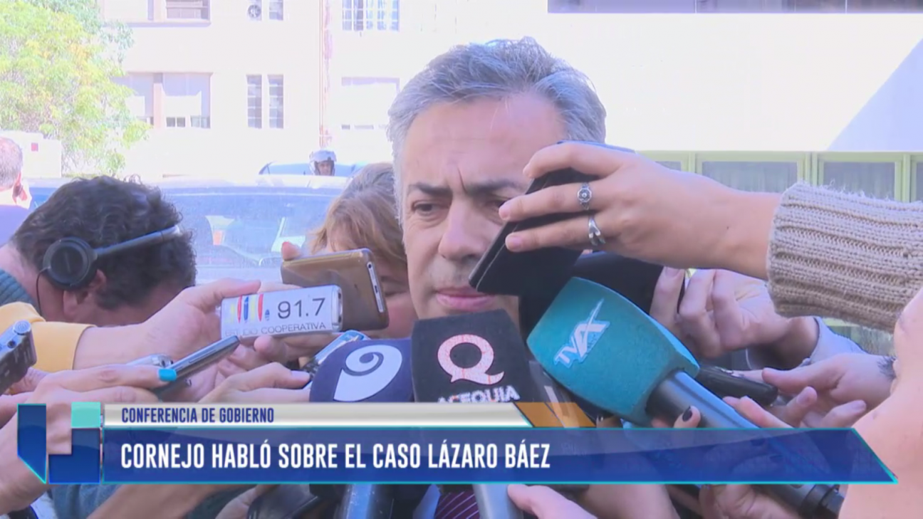 imagen Cornejo se refirió sobre el caso Báez