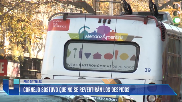 imagen Troles: Cornejo sostuvo que no se revertirán los despidos