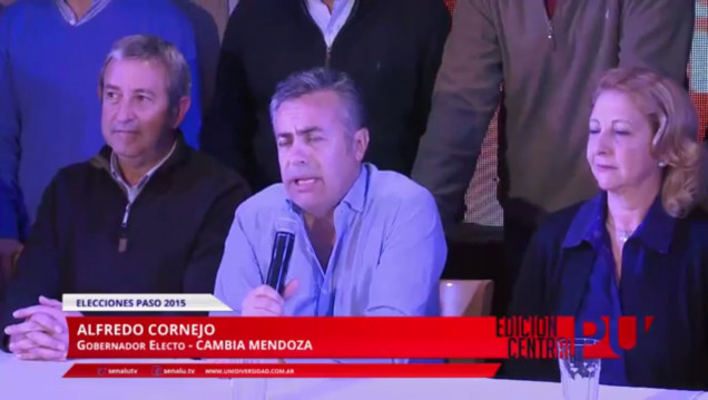 imagen Cornejo analiza el resultados de las PASO