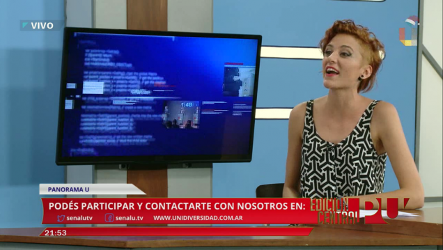 imagen Columna de Cultura junto a Gisella Ferraro (22/12/15).