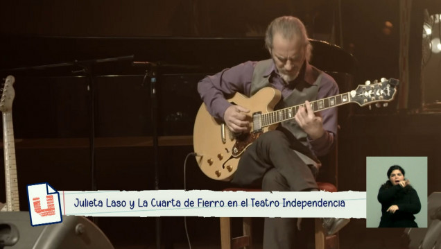 imagen La Cuarta de Fierro y Julieta Laso llenarán de tango el teatro Independencia