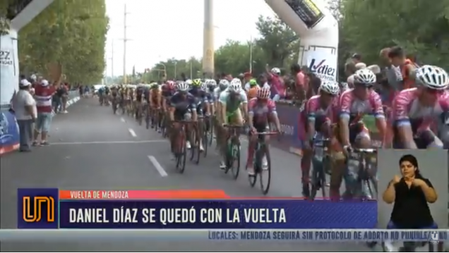 imagen Daniel Díaz se quedó con la vuelta de Mendoza