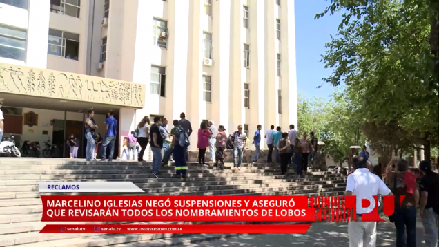 imagen Marcelino Iglesias niega suspensiones 