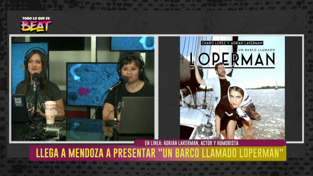 imagen Charo López y Adrián Lakerman hacen "Un barco llamado Loperman"