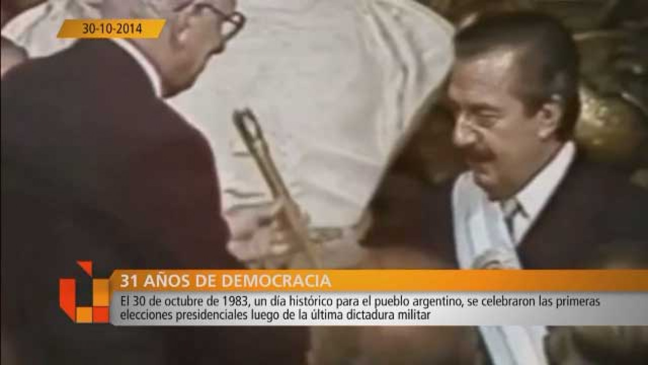 imagen Conmemorando el retorno de la Democracia