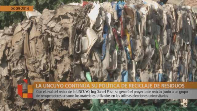 imagen Reciclaje en la UNCuyo