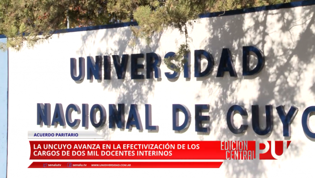 imagen Efectivización de docentes interinos en la UNCuyo