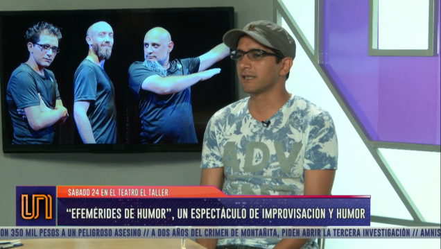 imagen "Efemérides de humor", el espectáculo de improvisación e historia