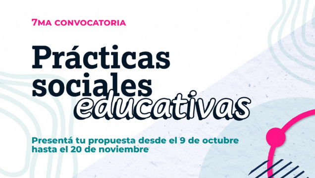 imagen Convocan a presentar propuestas de Prácticas Sociales Educativas