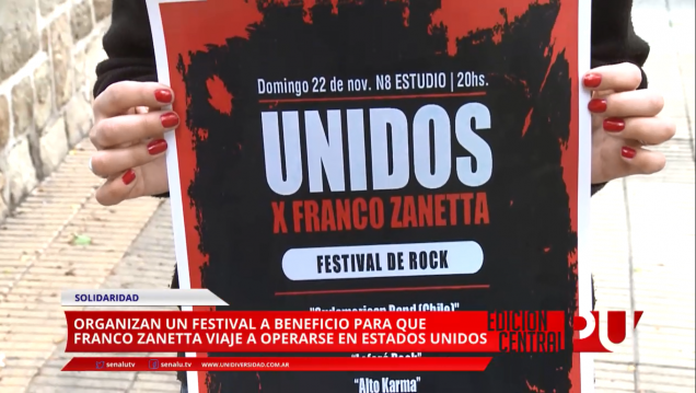 imagen Festival "Unidos por Franco Zanetta" este domingo