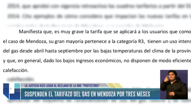 imagen La justicia frenó el aumento de gas en Mendoza