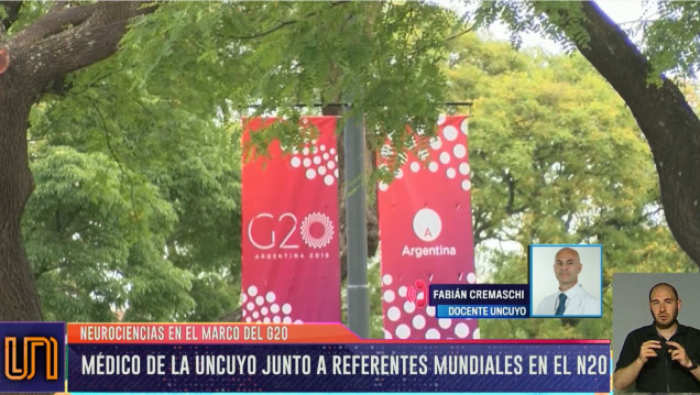 imagen Un médico de la UNCUYO, en la cumbre de neurociencias del G20