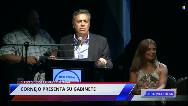 imagen Alfredo Cornejo dio a conocer su gabinete