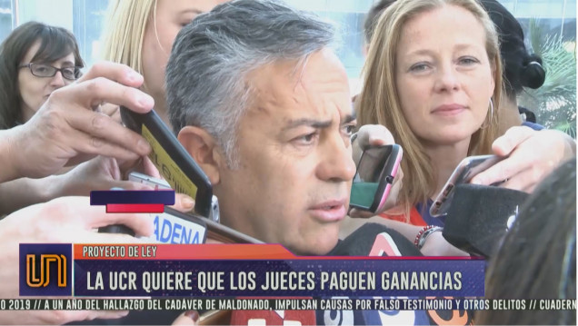 imagen Cornejo: "Que los jueces no paguen Ganancias es una gran desigualdad"