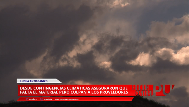 imagen Faltan recursos para la lucha antigranizo 