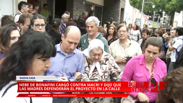 imagen Hebe de Bonafini apuntó contra Mauricio Macri