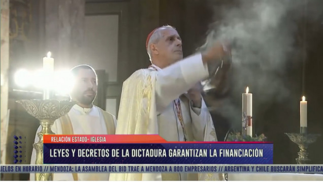 imagen El Estado financia la Iglesia por decretos de la dictadura 