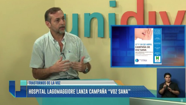 imagen Hospital Lagomaggiore lanza su campaña "Voz sana"