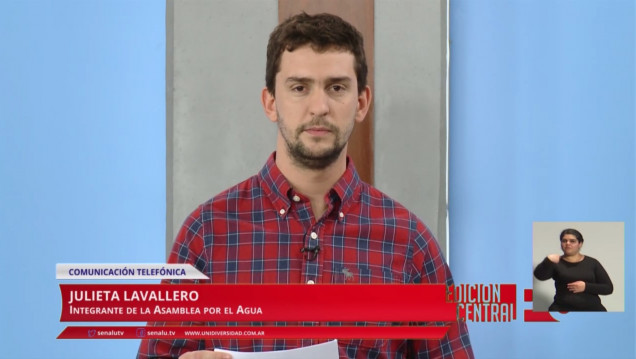 imagen Entrevista telefónica a Julieta Lavallero, integrante de la Asamblea Popular del Agua