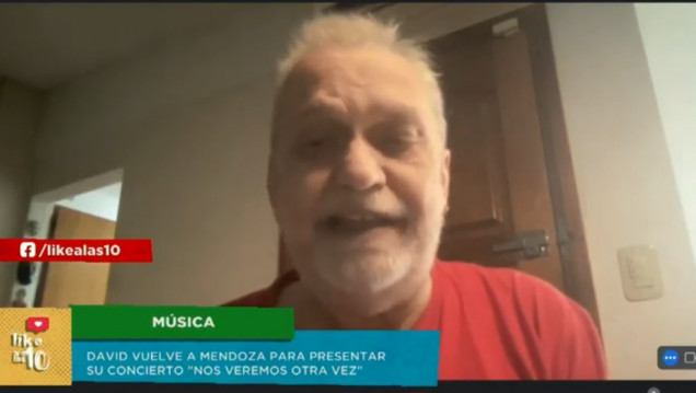 imagen David Lebón no se despega de Mendoza y vuelve con su gira "Nos veremos otra vez"