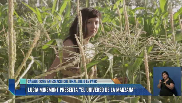 imagen Columna de cultura: Lucía Miremont presenta "El universo de la manzana"