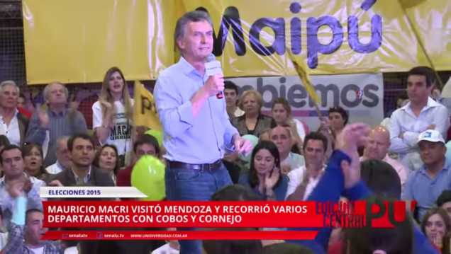 imagen Mauricio Macri visitó Mendoza