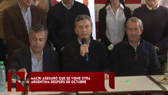 imagen Cornejo sobre Macri: "Es el que tiene más chances de cambiar la Argentina"