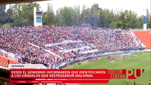 imagen "Vándalos" destrozaron el Malvinas