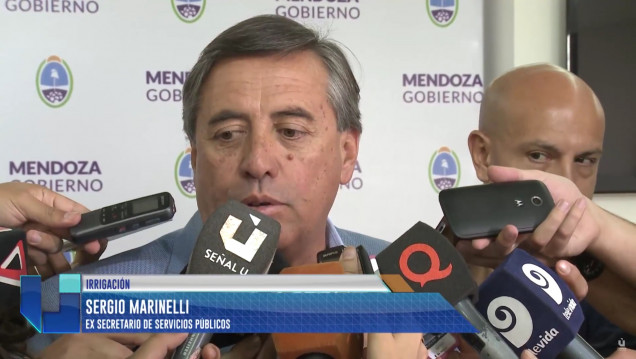 imagen Marinelli es el candidato oficial para Irrigación