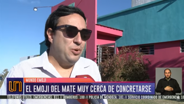 imagen Un mendocino entre los diseñadores del emoji del mate
