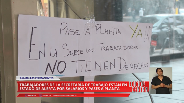 imagen Reclamos de la Secretaría de Trabajo