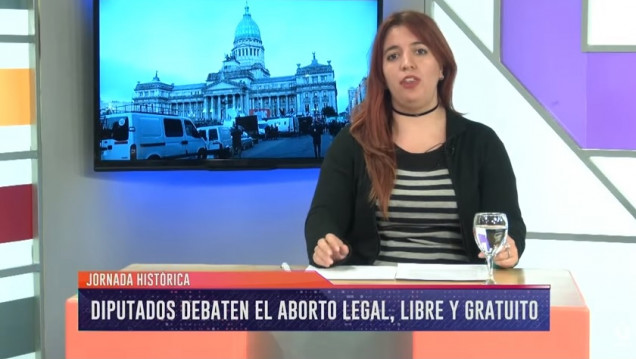 imagen Histórico debate por el aborto legal en el país
