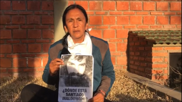 imagen Milagro Sala pidió por Santiago Maldonado