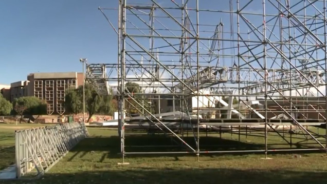 imagen Mirá cómo se prepara el predio para el UNCUYO Rock