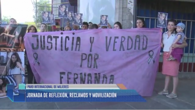 imagen #8M: en la marcha también hubo reclamos por los femicidios