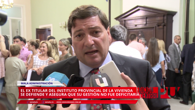 imagen Omar Parisi defendió su gestión frente al IPV