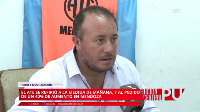 imagen ATE: paro y movilización