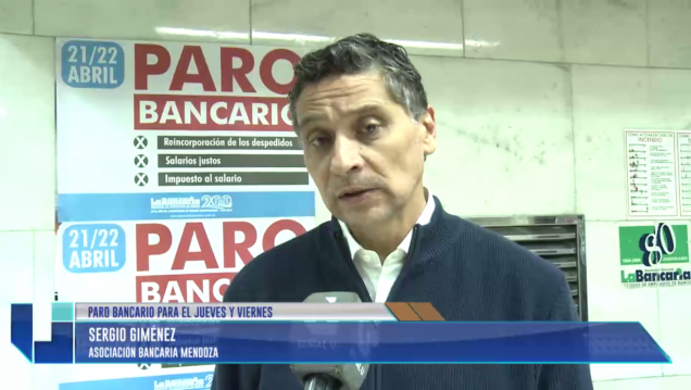 imagen Paro bancario para el jueves y viernes