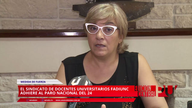 imagen Fadiunc adhiere al paro del 24