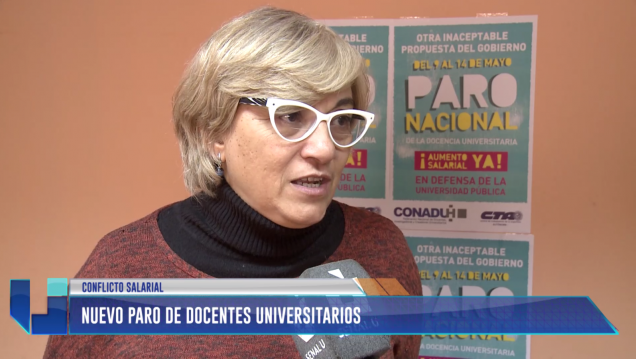 imagen Nuevo paro de docentes universitarios