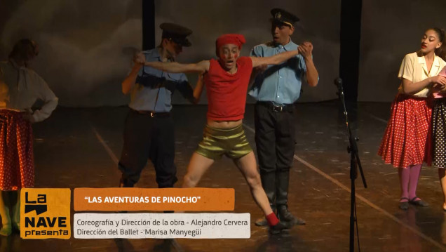 imagen La Nave presenta 01 - Las aventuras de Pinocho - Ballet UNCuyo