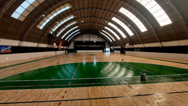 imagen El Club de la UNCUYO inaugura el nuevo piso flotante del gimnasio N.° 2