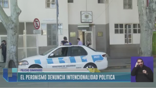 imagen Policias sumariados: El peronismo denuncia intencionalidad política